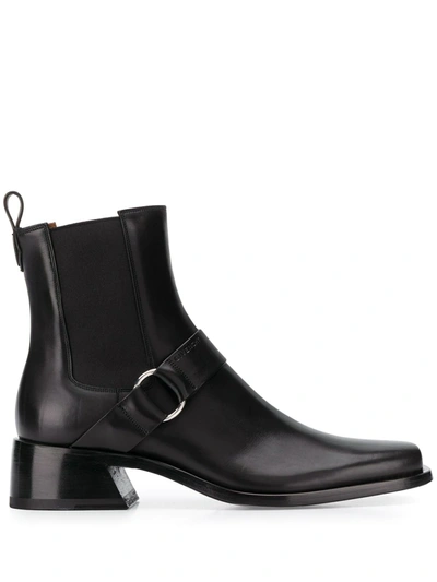 Givenchy Black Leather Austin Chelsea Boots