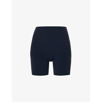 Lululemon Womens True Navy Align High-rise Stretch-jersey Shorts