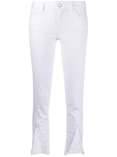 Liu •jo Low-waist Skinny Jeans In White