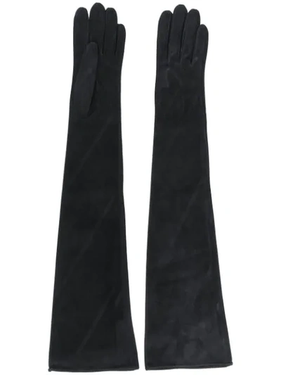 Manokhi Long Gloves In Black