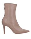 Lola Cruz Ankle Boots In Light Brown