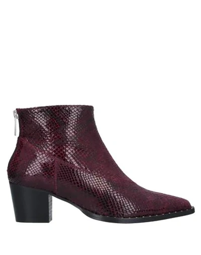 Gestuz Ankle Boots In Purple