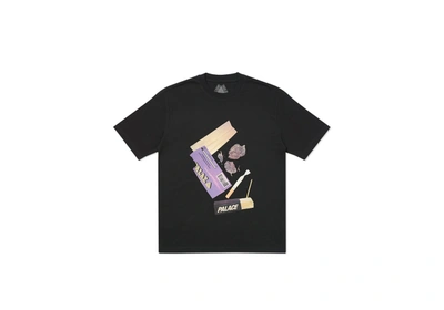Pre-owned Palace  Skin Up Monsieur T-shirt Black