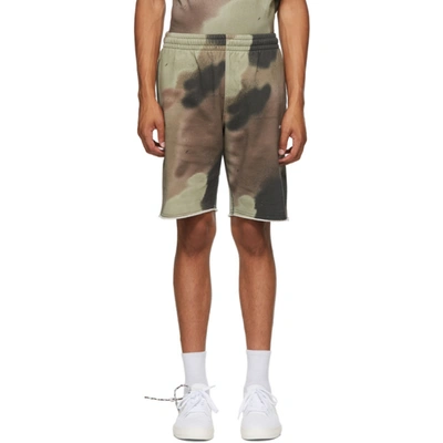 Off-white Sprayed Arrows Camouflage Track Shorts