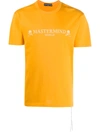 Mastermind Japan Logo-print Crew Neck T-shirt In Yellow