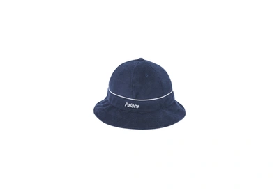 Pre-owned Palace  Towelling Bucket Hat Navy