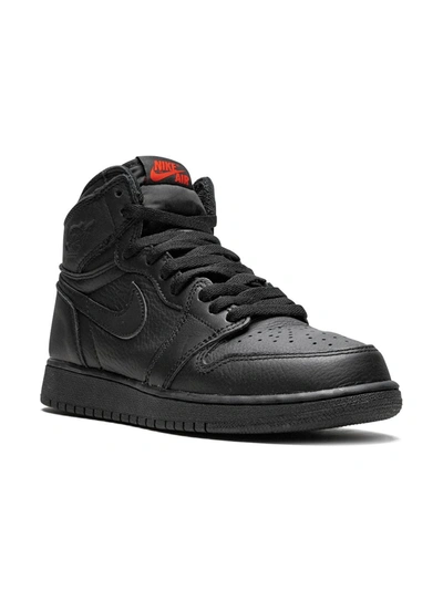 Jordan Kids' Air  1 Retro High Og Bg Sneakers In Black