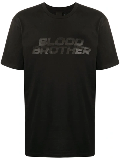 Blood Brother Obsydian Opal Crewneck T-shirt In Black