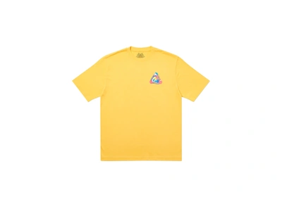 Pre-owned Palace I Don't Skate On A Sunday T-shirt Yellow