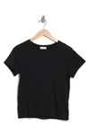 Alternative Organic Cotton V-neck T-shirt In True Black