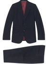 Gucci Blue Two-piece Stretch Wool Suit