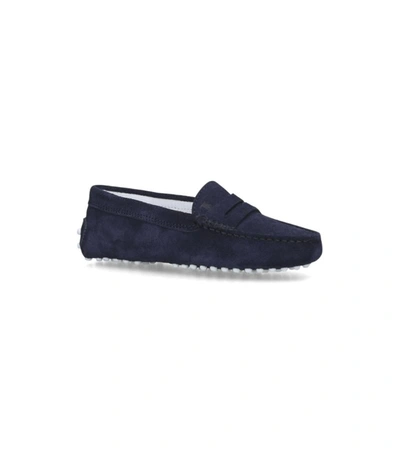 Tod's Kids'  Leather Laccetto Gommini Driving Shoes