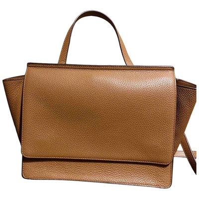 Pre-owned Oroton Brown Leather Handbag