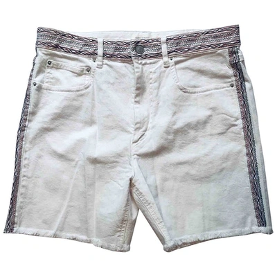 Pre-owned Isabel Marant Étoile White Cotton Shorts