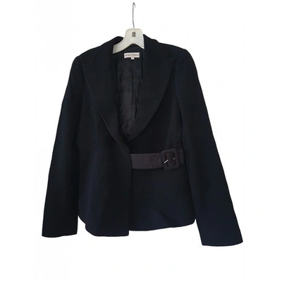 Pre-owned Emporio Armani Wool Jacket In Black