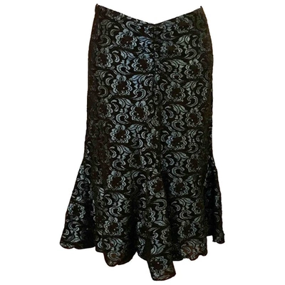 Pre-owned Anna Sui Mid-length Skirt In Blue