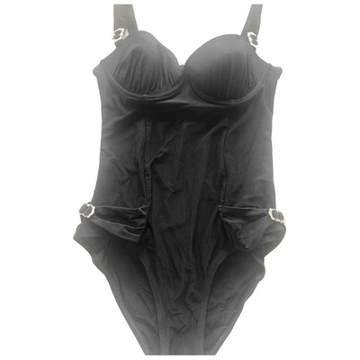 Pre-owned Dior One-piece Swimsuit In Black