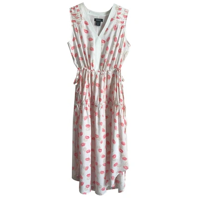Pre-owned Dkny Maxi Dress In Multicolour