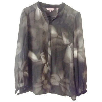 Pre-owned Ted Baker Silk Blouse In Brown