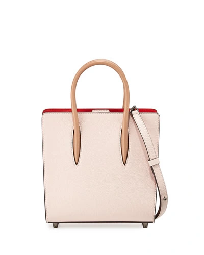 Christian Louboutin Paloma Small Triple-gusset Tote Bag, Nude
