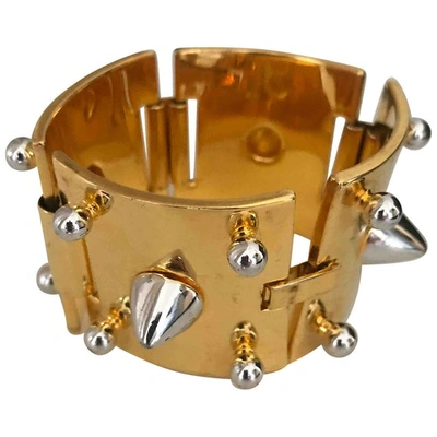 Pre-owned Eddie Borgo Multicolour Gold And Steel Bracelet