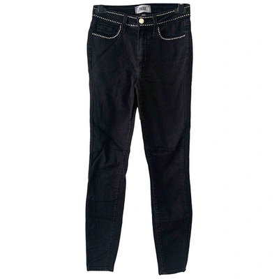 Pre-owned Paige Jeans Slim Jeans In Black