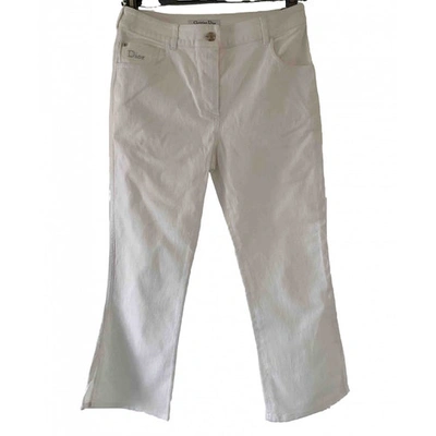 Pre-owned Dior Short Trousers In White