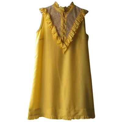 Pre-owned Ailanto Mid-length Dress In Yellow