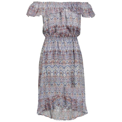Pre-owned L Agence Silk Mid-length Dress In Multicolour