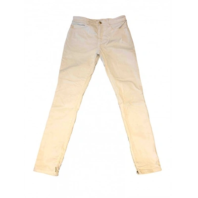 Pre-owned Valentino White Denim - Jeans Jeans