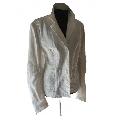 Pre-owned Dondup Jacket In White