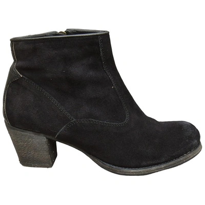 Pre-owned Ndc Western Boots In Black