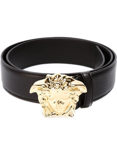 Versace Medusa Belt In Black