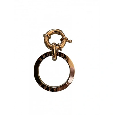 Pre-owned Versace Bag Charm In Gold