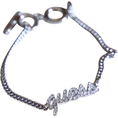 Pre-owned Guess Silver Metal Bracelet