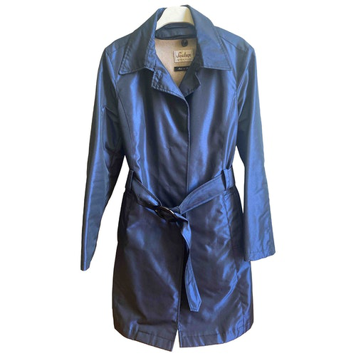 Pre-owned Sealup Trench Coat In Blue | ModeSens