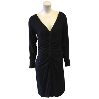 Pre-owned Diane Von Furstenberg Mid-length Dress In Black