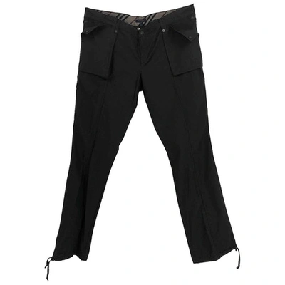 Pre-owned Burberry Large Trousers In Black
