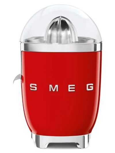 Smeg 50s Retro Style Citrus Juicer In Red