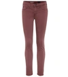 Ag The Legging Ankle Super Skinny Jeans In Red