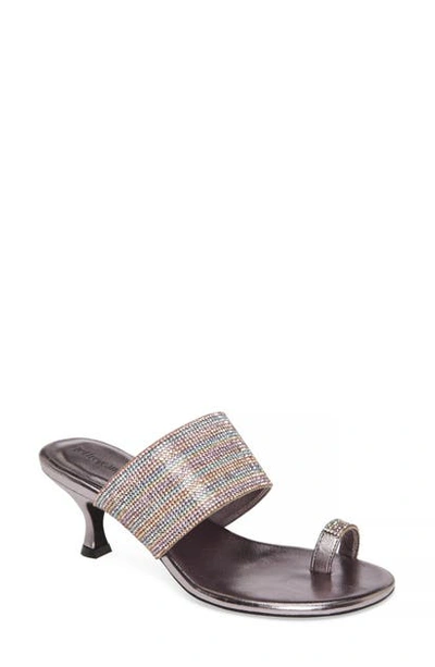 Jeffrey Campbell Elina Slide Sandal In Neutral Multi