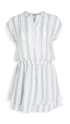 Rails Angelina Smocked Waist Minidress In Ryland Stripe