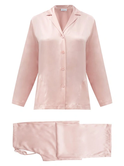 La Perla Silk Essence Silk-satin Pyjama Set In Pink