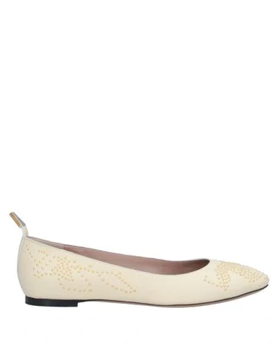 Chloé Ballet Flats In Ivory