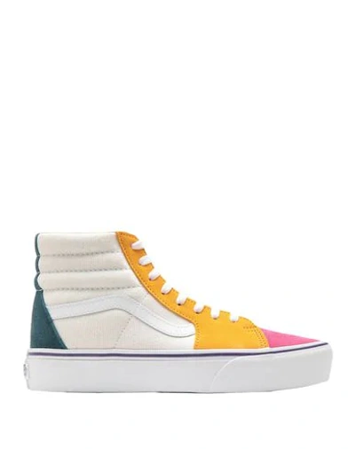 High top cheap color block vans