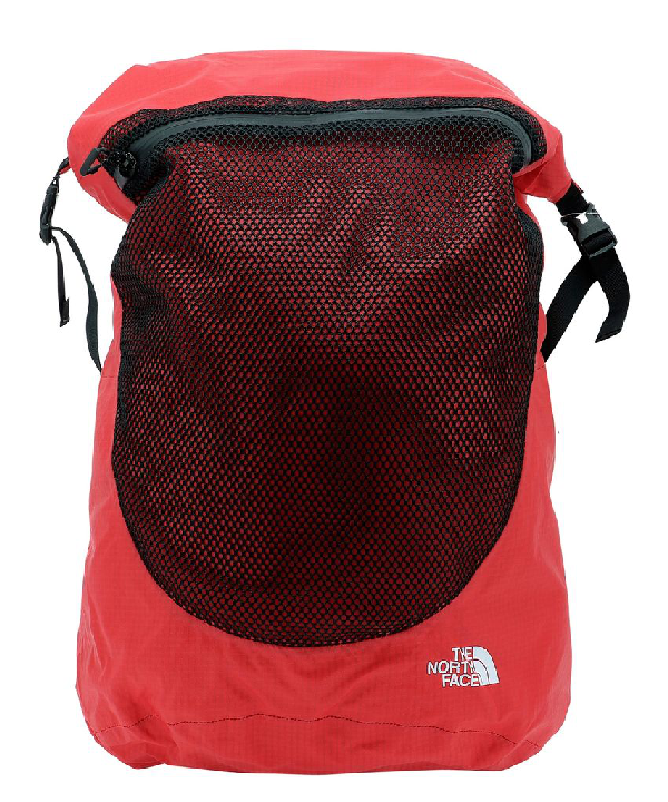 The North Face Waterproof Rolltop Backpack In Red ModeSens