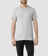 Allsaints Tonic Tee In Gray Marl