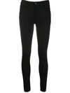 Allsaints Miller Corduroy Skinny Jeans In Jet Black