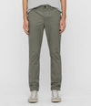 Allsaints Mens Felix Slim Chinos In Grey