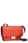 Allsaints Harley Leather Crossbody Bag In Riot Red
